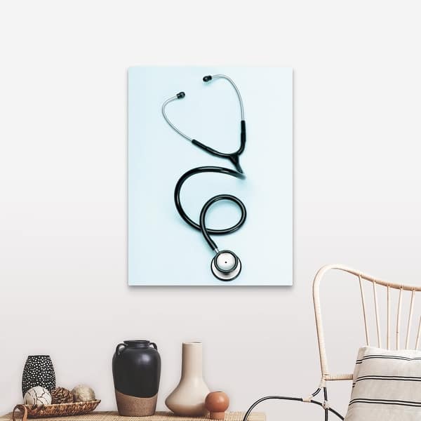 Stethoscope Canvas Wall Art Overstock 16444564