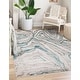 preview thumbnail 3 of 7, ECARPETGALLERY Machine Woven Zhara Teal Area Rug