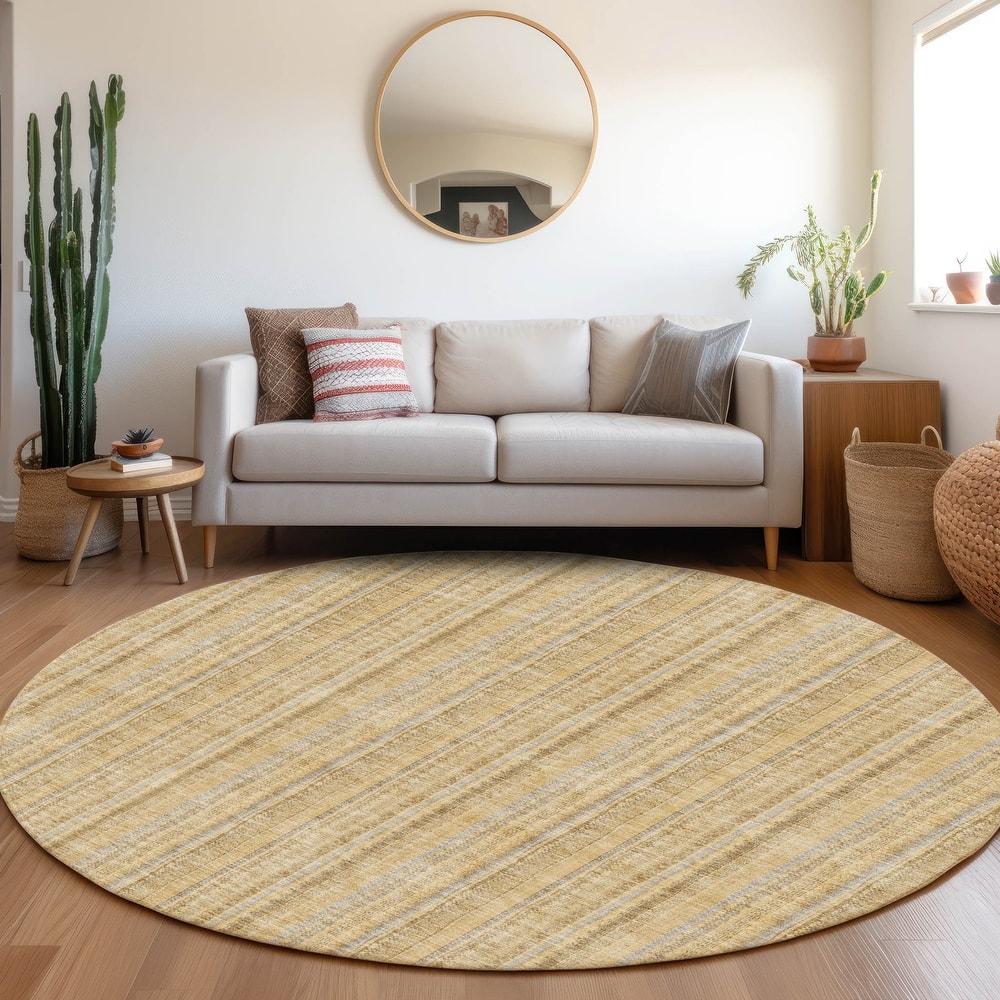 Premium Washable Super Soft Stripe Ombre Mayfield Rug