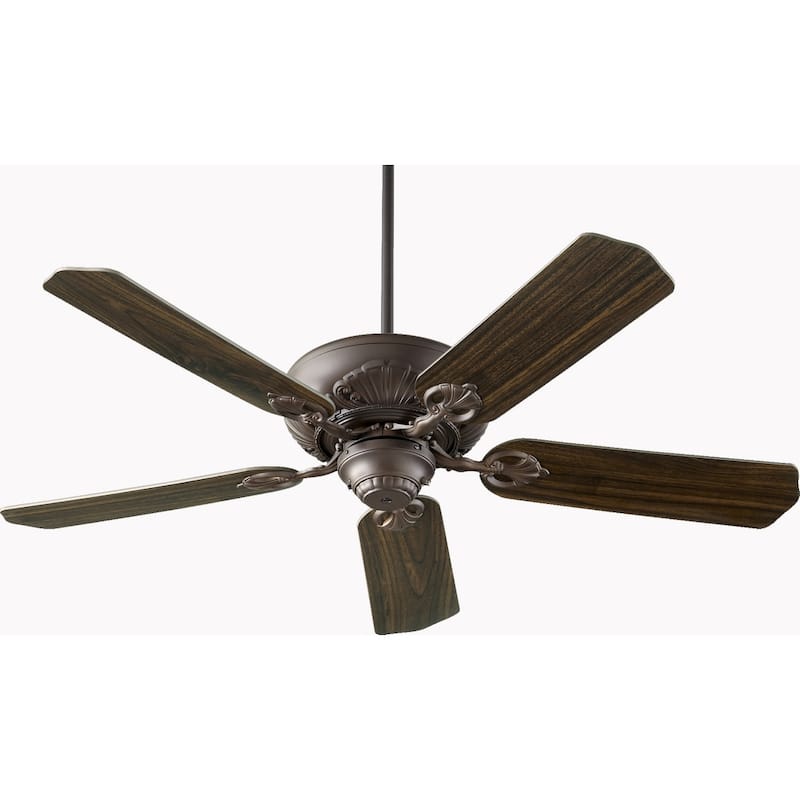 Quorum International Chateaux 60" 5 Blade Indoor Ceiling Fan - Oiled Bronze