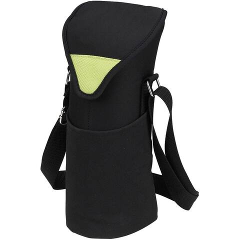 Picnic at Ascot Single Bottle Tote - Black