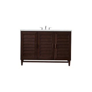 James Martin Vanities Portland 48" Single Vanity, Burnished Mahogany