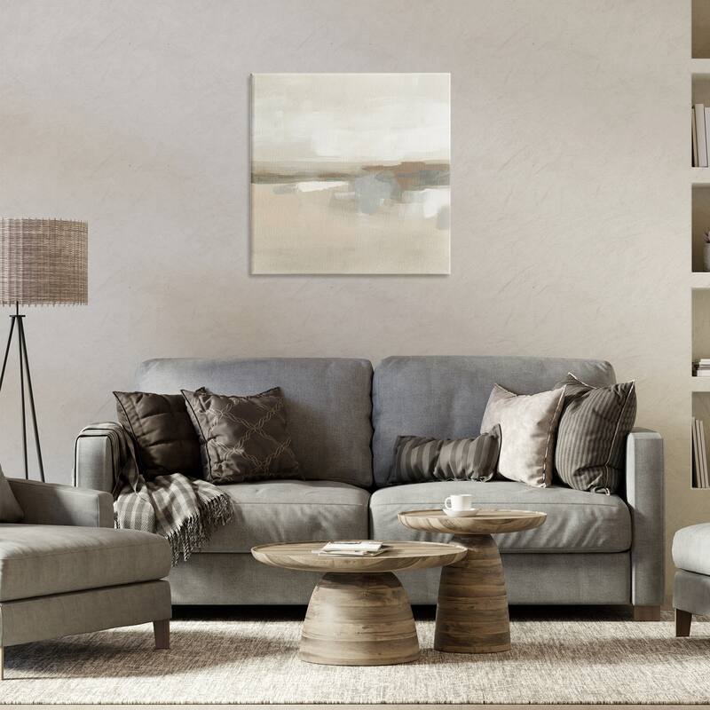Stupell Abstract Neutral Land Canvas Wall Art Design By June Erica Vess
