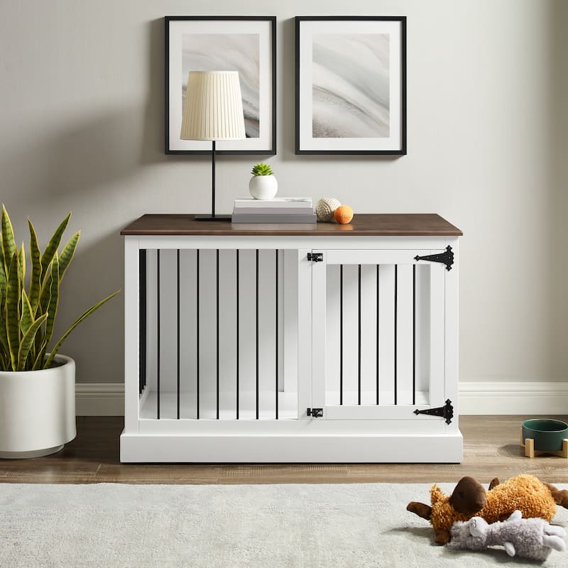 Crosley Winslow Small Credenza Dog Crate