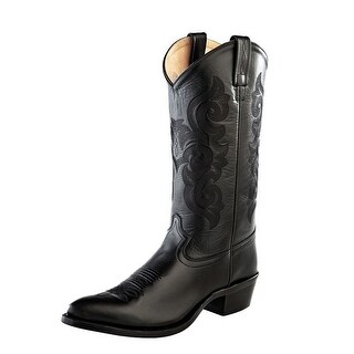 black pointed boots mens