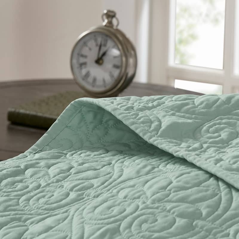 Reversible Bedspread Set Seafoam King