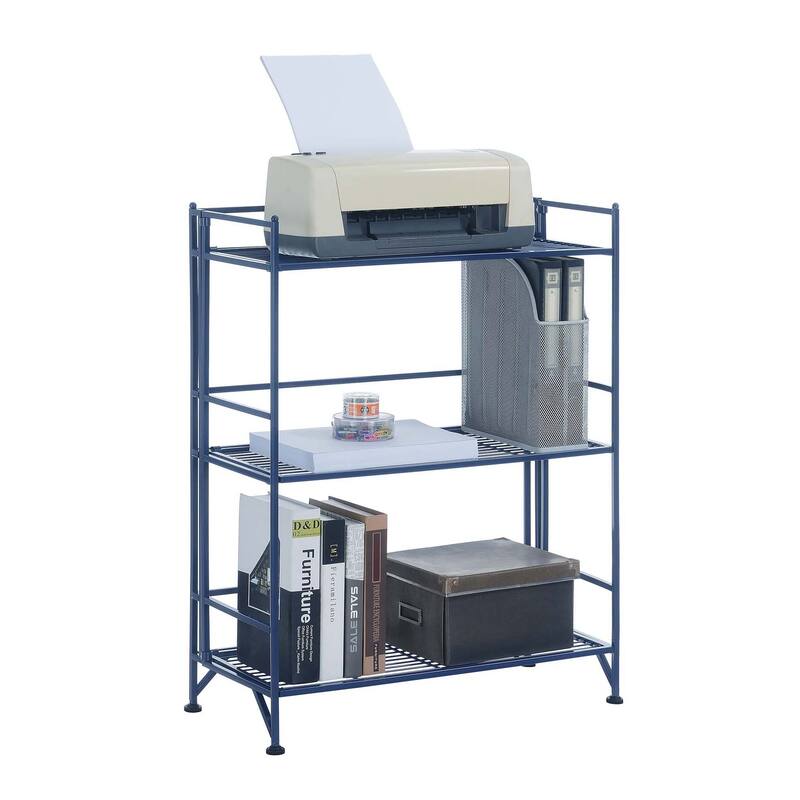 Convenience Concepts Xtra Storage 3 Tier Wide Folding Metal Shelf