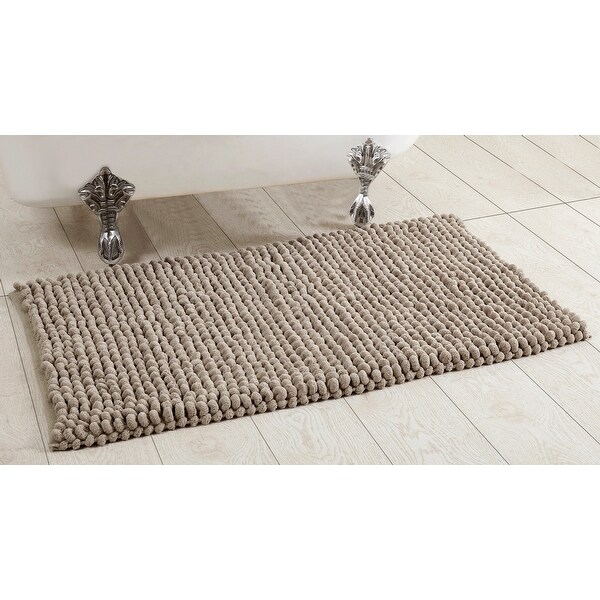 Shop Better Trends Noodle Collection Polyester Chenille Handwoven Tufted Bath Mat Rug On Sale Overstock 25737936