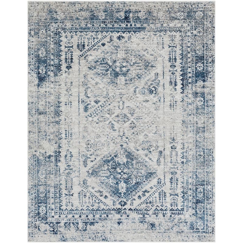 Livabliss Monte Carlo Updated Traditional Medallion Area Rug