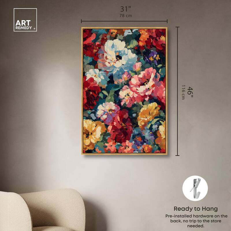 Garden Tapestries I Canvas by Art Remedy