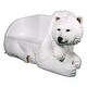 preview thumbnail 3 of 5, Design Toscano 'Brawny' Polar Bear Bench Christmas Sculpture