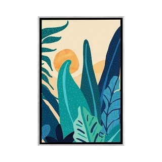 iCanvas "Afternoon Landscape" by Modern Tropical Framed