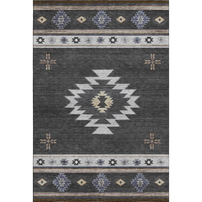 Premium Washable Super Soft Boho Tribal Mayfield Rug