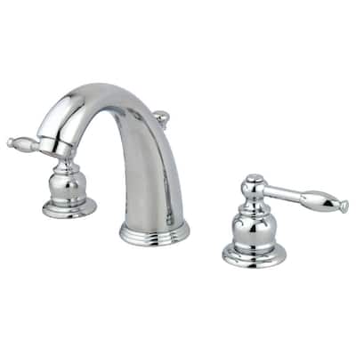 Kingston Brass Vintage Widespread Bathroom Faucet with Pop-Up Drain