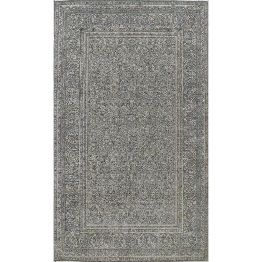 Geometric Traditional Ziegler Turkish Dining Room Area Rug Wool Carpet - 6'7" x 9'10"