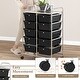 preview thumbnail 8 of 8, Gymax 10-Drawer Rolling Storage Cart Tools Scrapbook Paper Organizer