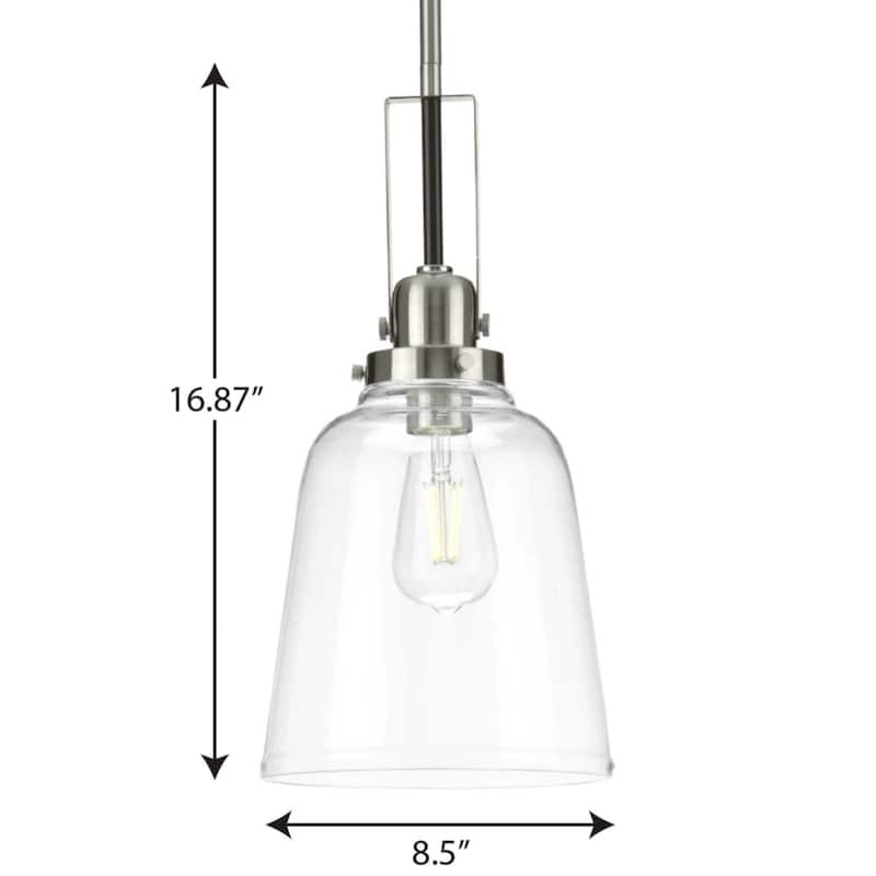 Progress Lighting Rushton 9" Wide Mini Pendant