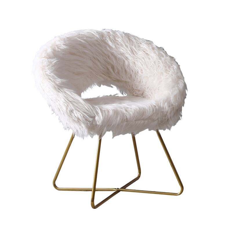 Accent Chair Upholstered with Cushioned Seat and Backrest