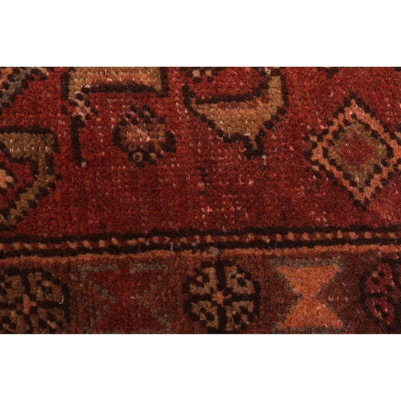 ECARPETGALLERY Hand-knotted Konya Anatolian Dark Red Wool Rug - 3'10 x 6'3
