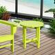 Laguna 18-inch Poly Eco-Friendly All Weather Round Side Table