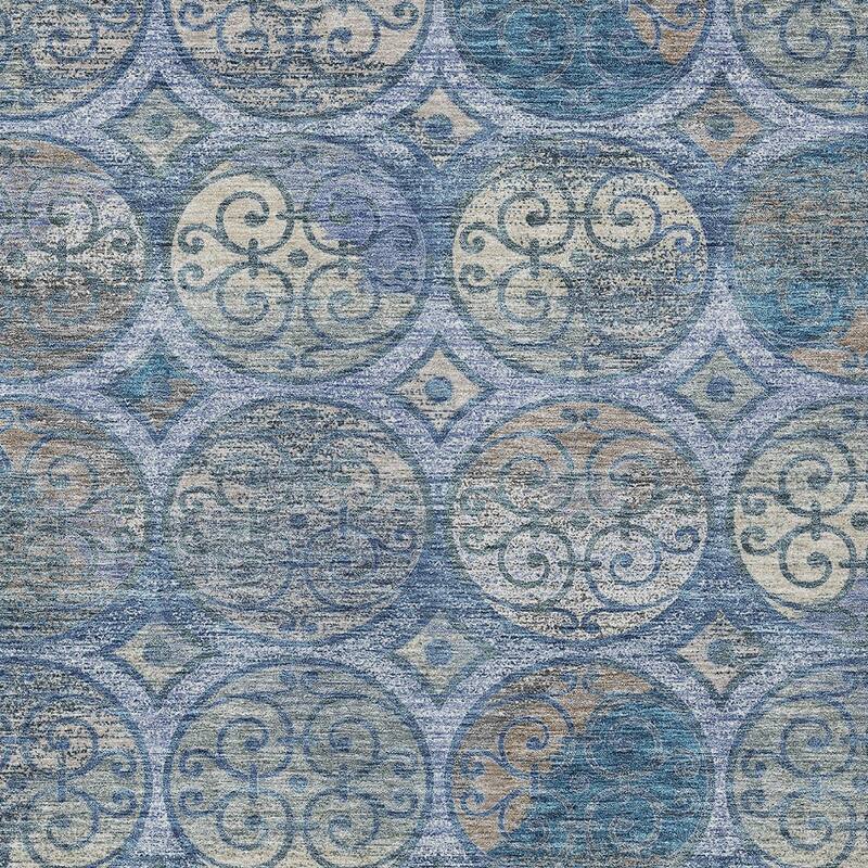HomeRoots Trellis Transitional Rectangle Outdoor Rug