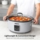 preview thumbnail 33 of 46, 10qt Large Capacity Digital Slow Cooker with Aluminum Pot
