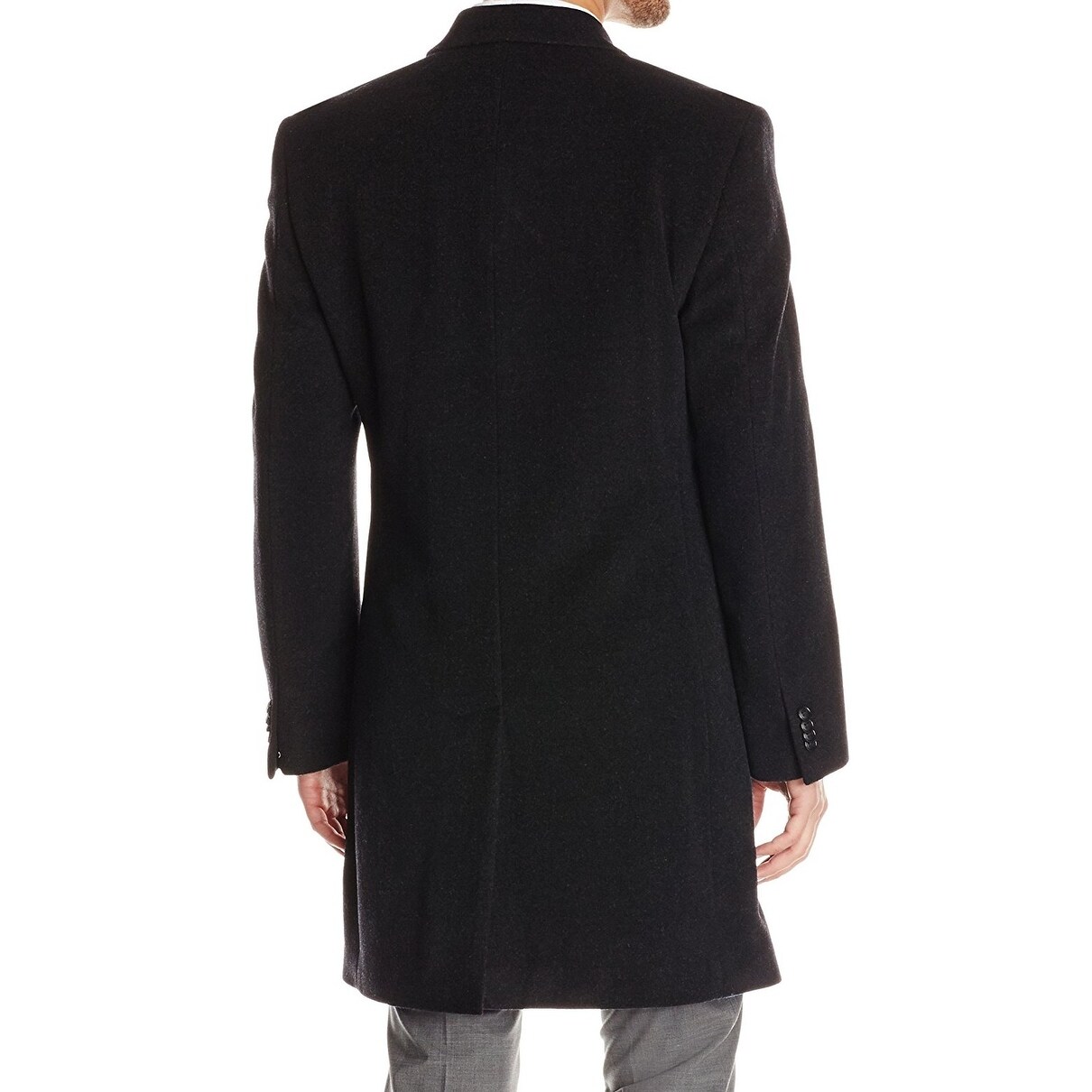tommy hilfiger men's barnes single breasted walker coat