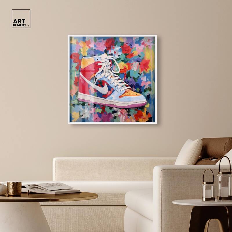 Whimsical Sneaker Shadowbox by Art Remedy