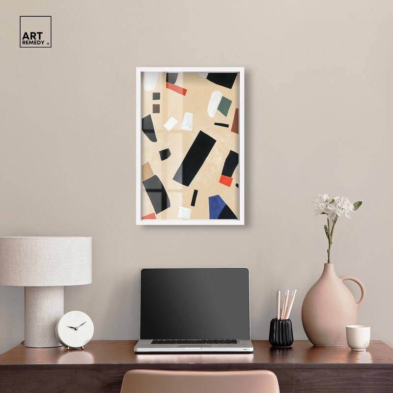Mindscape Mosaic I Shadowbox by Art Remedy