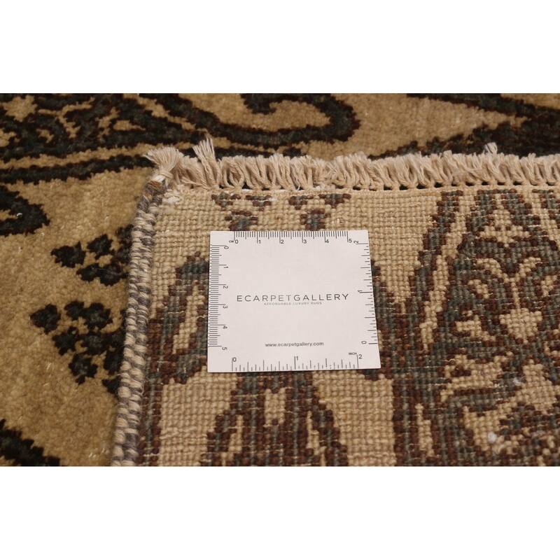 ECARPETGALLERY Hand-knotted Peshawar Ziegler Khaki Wool Rug - 5'1 x 7'3