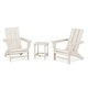 preview thumbnail 19 of 18, POLYWOOD Modern 3-Piece Adirondack Set with Long Island 18" Side Table Sand