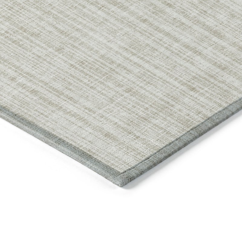 HomeRoots Striped Transitional Rectangle Outdoor Rug
