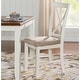 preview thumbnail 1 of 8, Jane White Cushioned Dining Chair (Set of 2)