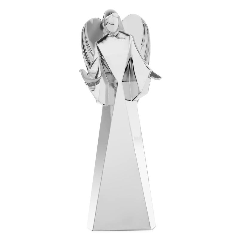 Nambe Faith Love and Peace Angel Figurine Set - 5.5 inch