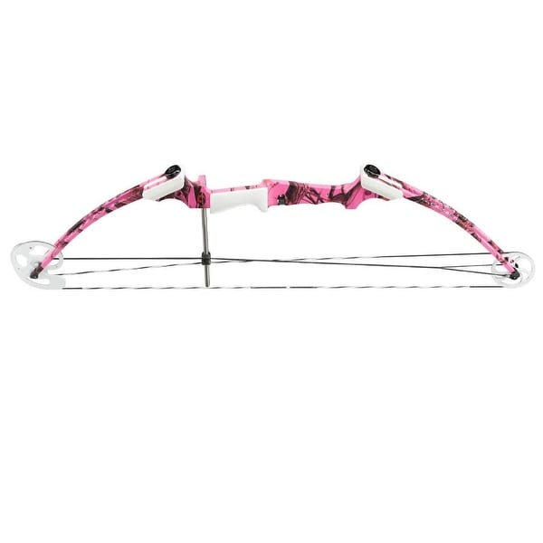 Pink camo compound shop bow case