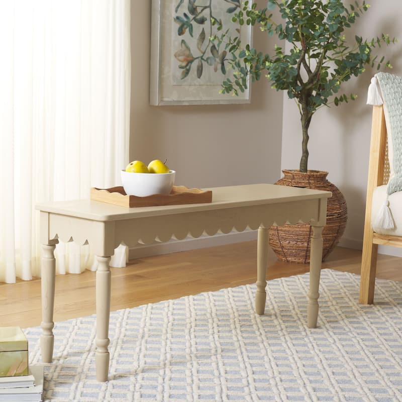 SAFAVIEH Haven Farmhouse Bench - 39"W x 12"D x 18"H