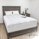 preview thumbnail 2 of 7, Luxury Plush 3.5-Inch Memory Foam Cluster and Gel Fiber Mattress Topper from Charisma