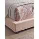 preview thumbnail 6 of 4, Chesani Pink Upholstered Bed
