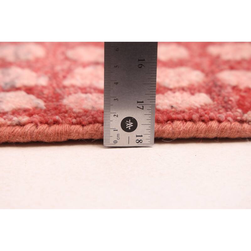 ECARPETGALLERY Hand-knotted Tangier Light Red Wool Rug - 8'2 x 9'9