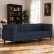 preview thumbnail 139 of 146, Madison Oversized Upholstered Corduroy Modular Sectional Sofa