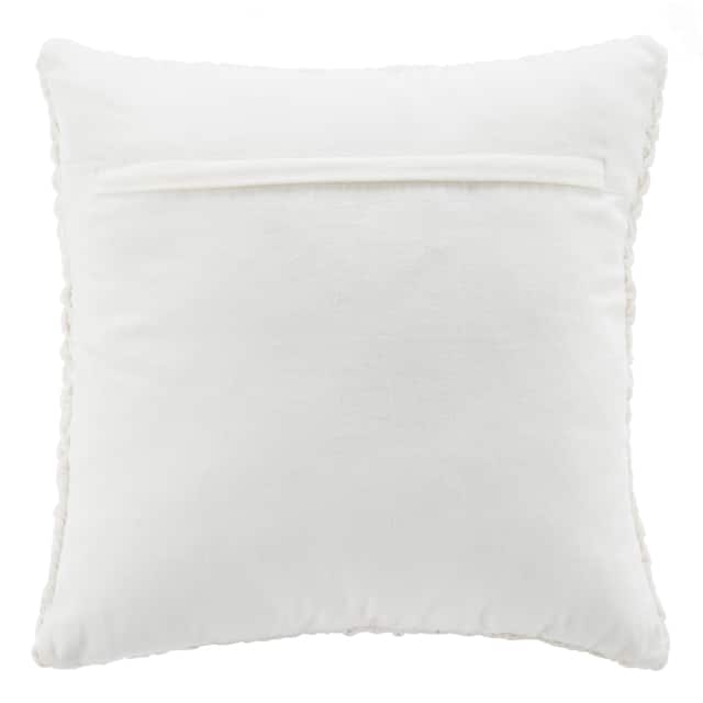 SAFAVIEH Abella Ruched Cream 20-inch Decorative Pillow