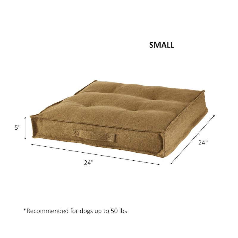 Milo Square Tufted Dog Bed