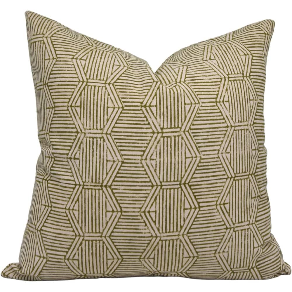 Fabdivine Cotton Bohemian Block print pillow Cover
