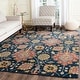 preview thumbnail 1 of 13, SAFAVIEH Handmade Roslyn Mamiko Modern Floral Wool Rug 8' x 10' - Navy/Multi - Rectangle