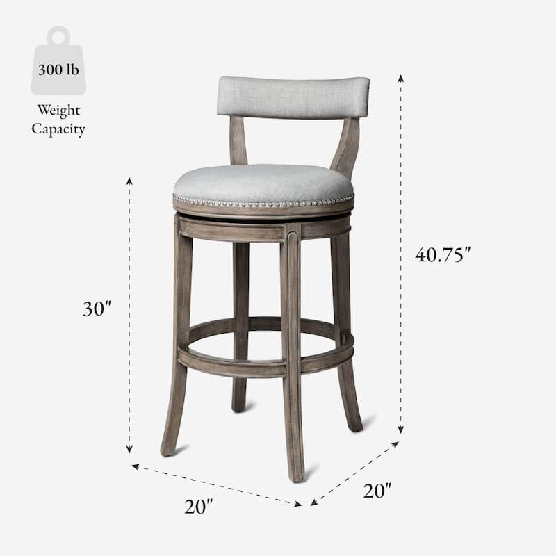 Maven Lane Alexander Swivel Kitchen Stool