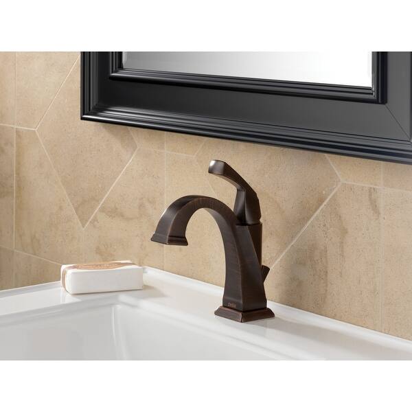 Shop Delta 551 Dst Dryden Single Hole Bathroom Faucet With Diamond