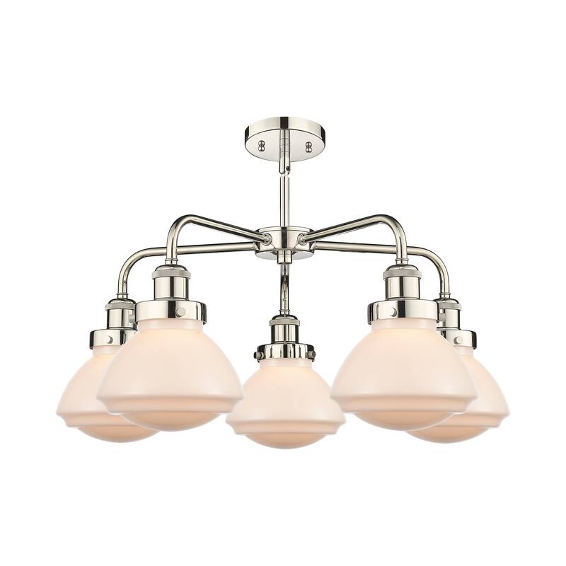 Innovations Lighting Olean - 5 Light 25" Stem Hung Chandelier