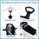 preview thumbnail 25 of 28, Gymax 3-in-1 Sliding Walker w/ Adjustable Canopy Horn Music & Light
