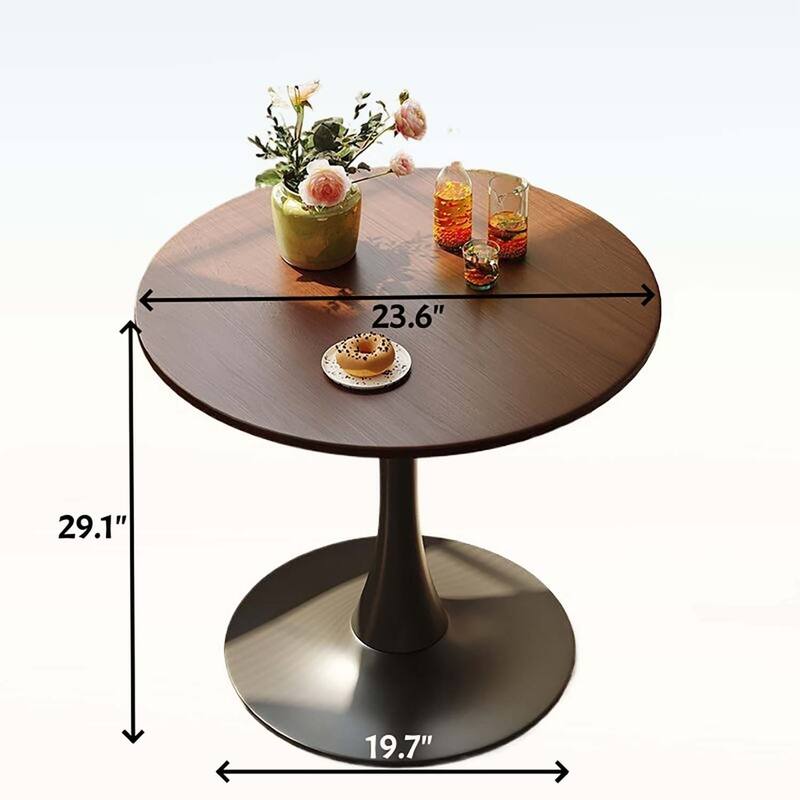 Modern Round Dining Table,Ideal for Compact Spaces and Stylish Interiors