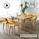 preview thumbnail 34 of 39, Mcombo Modern Accent Armchairs Kitchen Dining Room Chairs Set of 2 - 28*20*24 in